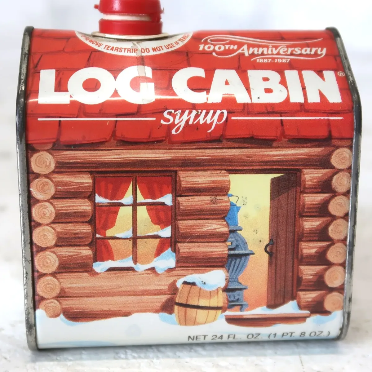 LOG CABIN シロップ缶