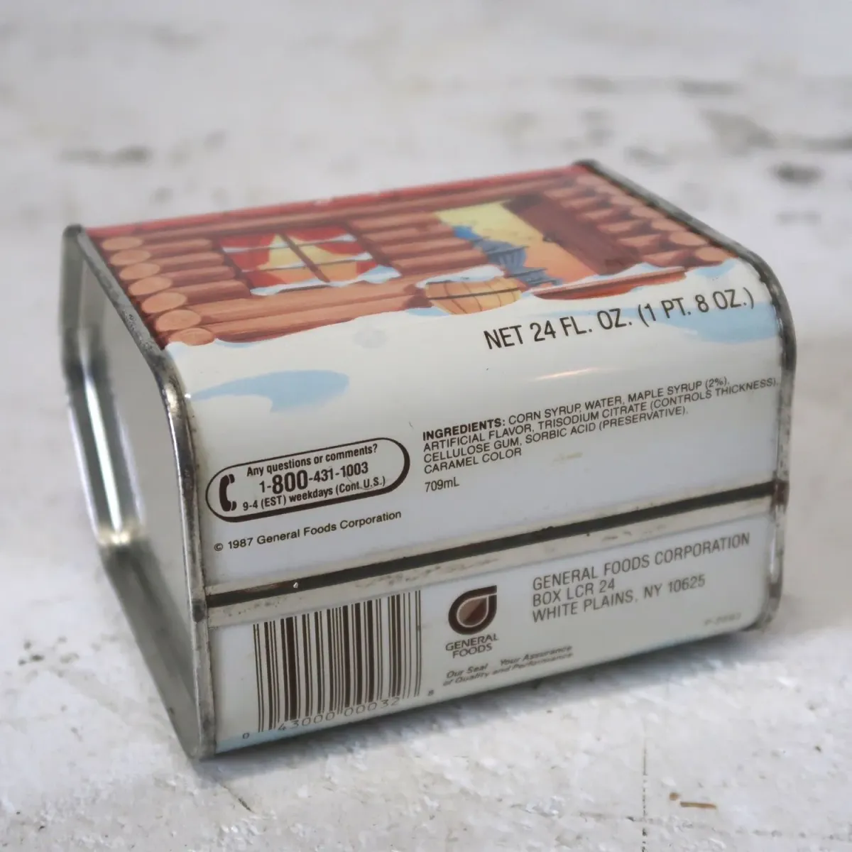 LOG CABIN シロップ缶