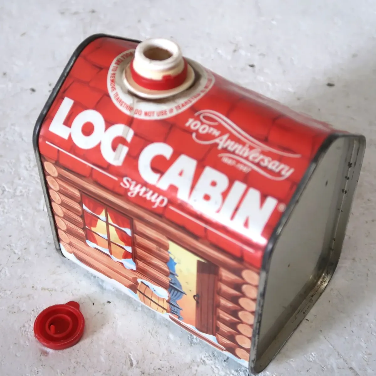 LOG CABIN シロップ缶