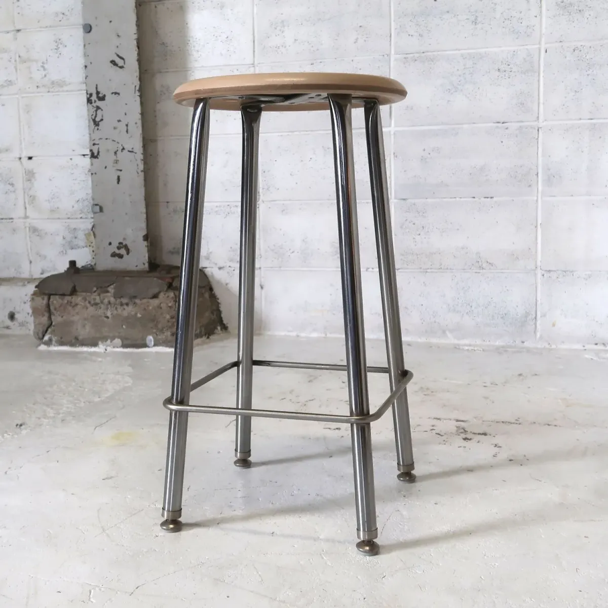 ビンテージ メタルスツール