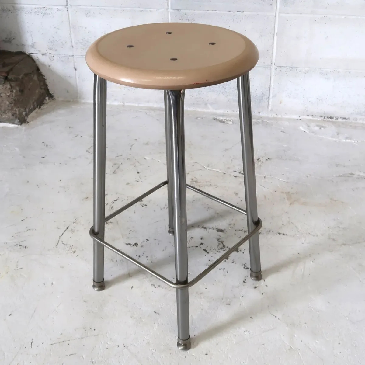ビンテージ メタルスツール