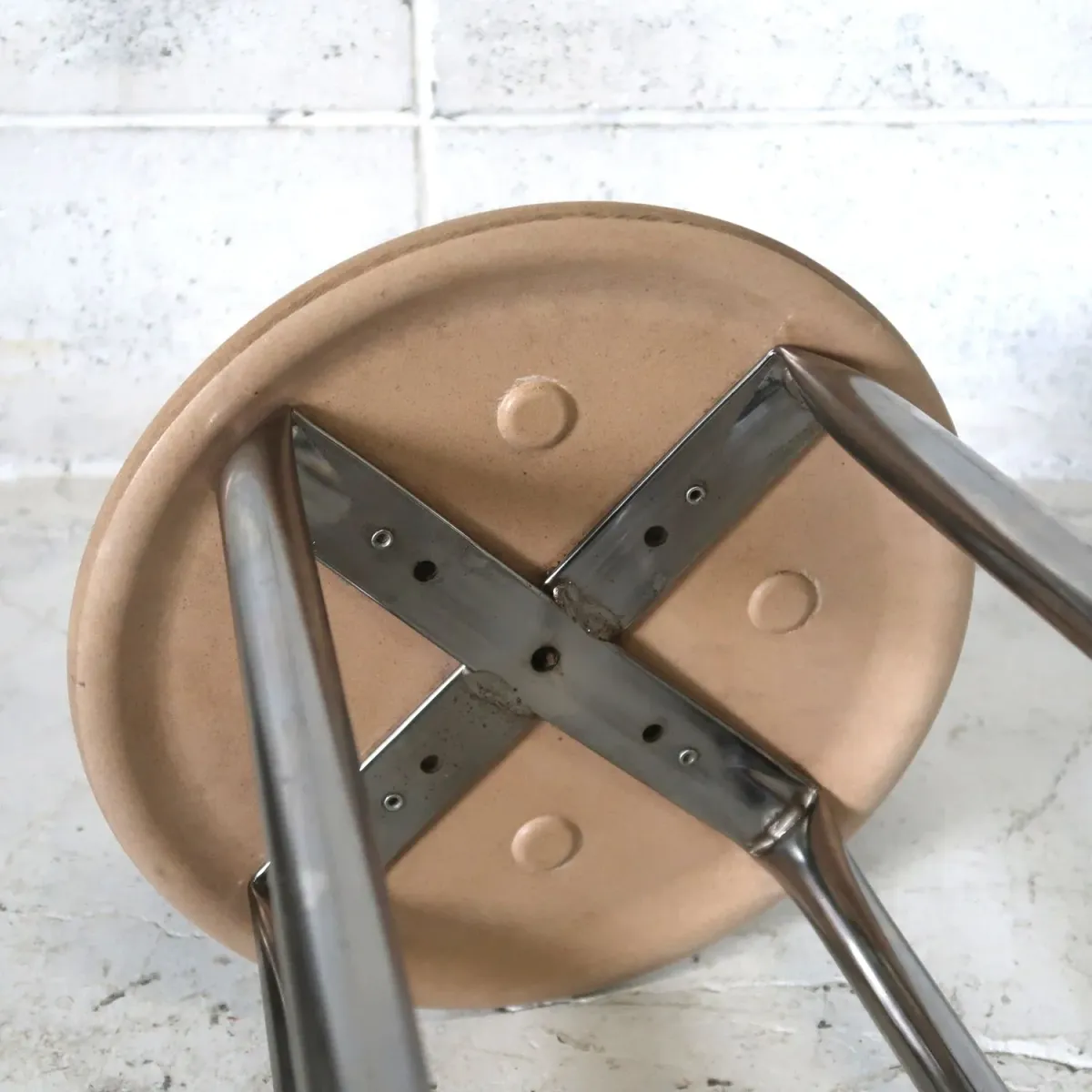 ビンテージ メタルスツール