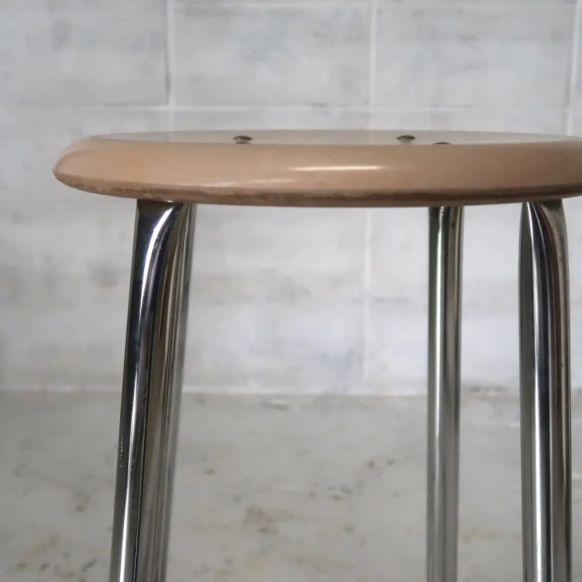 ビンテージ メタルスツール