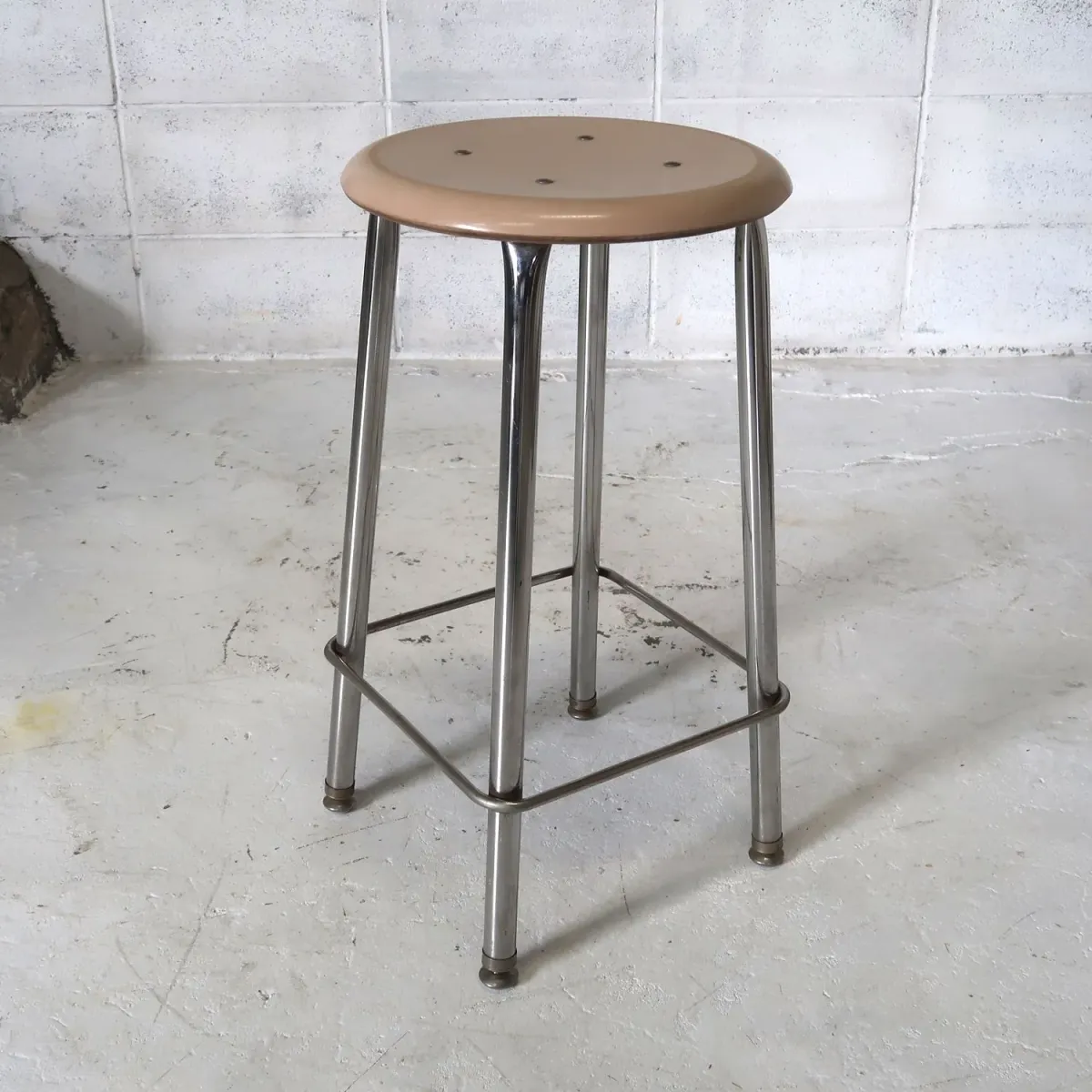 ビンテージ メタルスツール