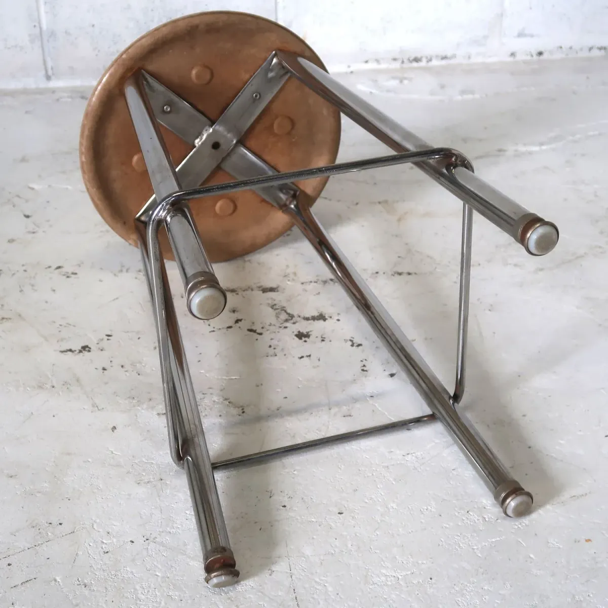 ビンテージ メタルスツール