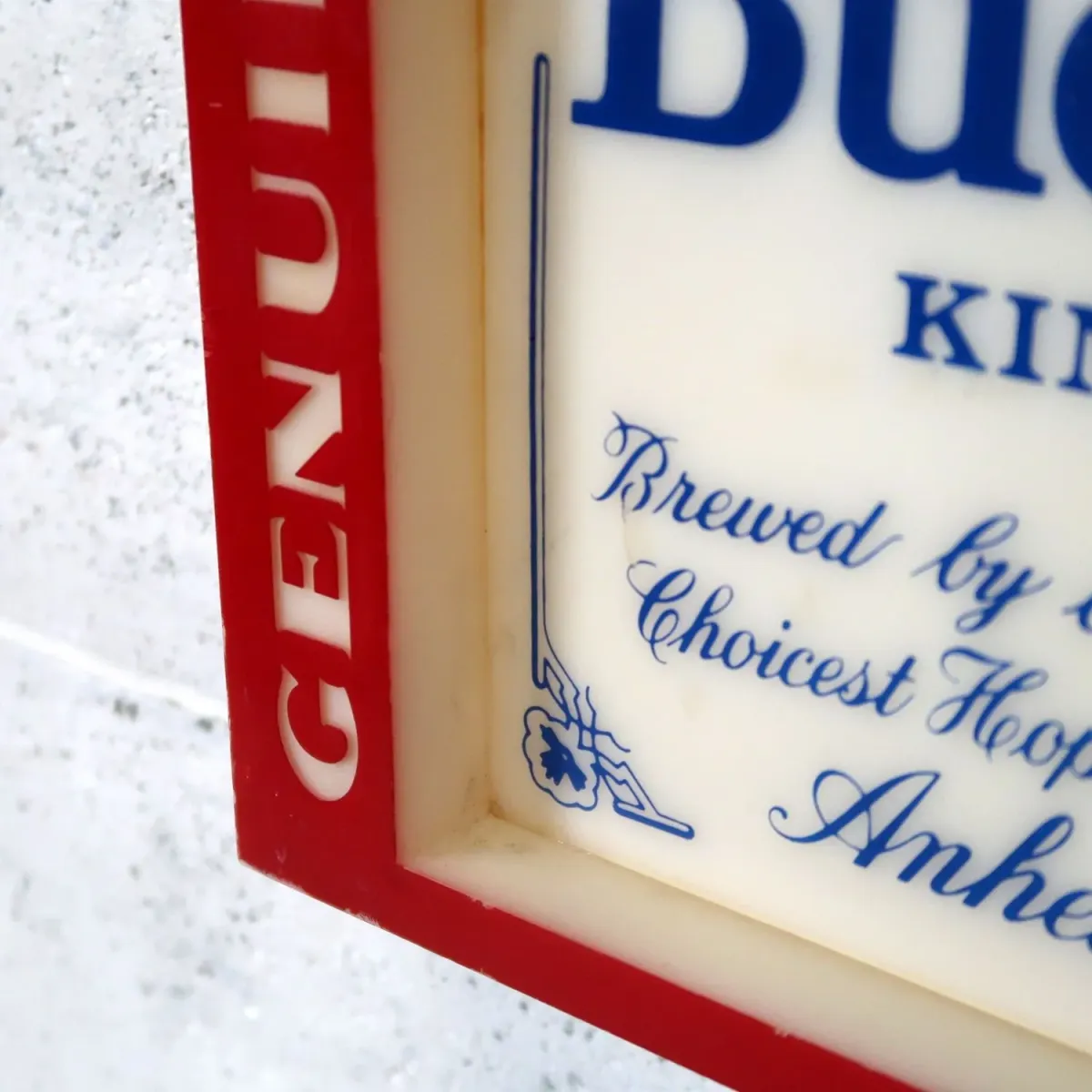 Budweiser ビンテージ ライトサイン