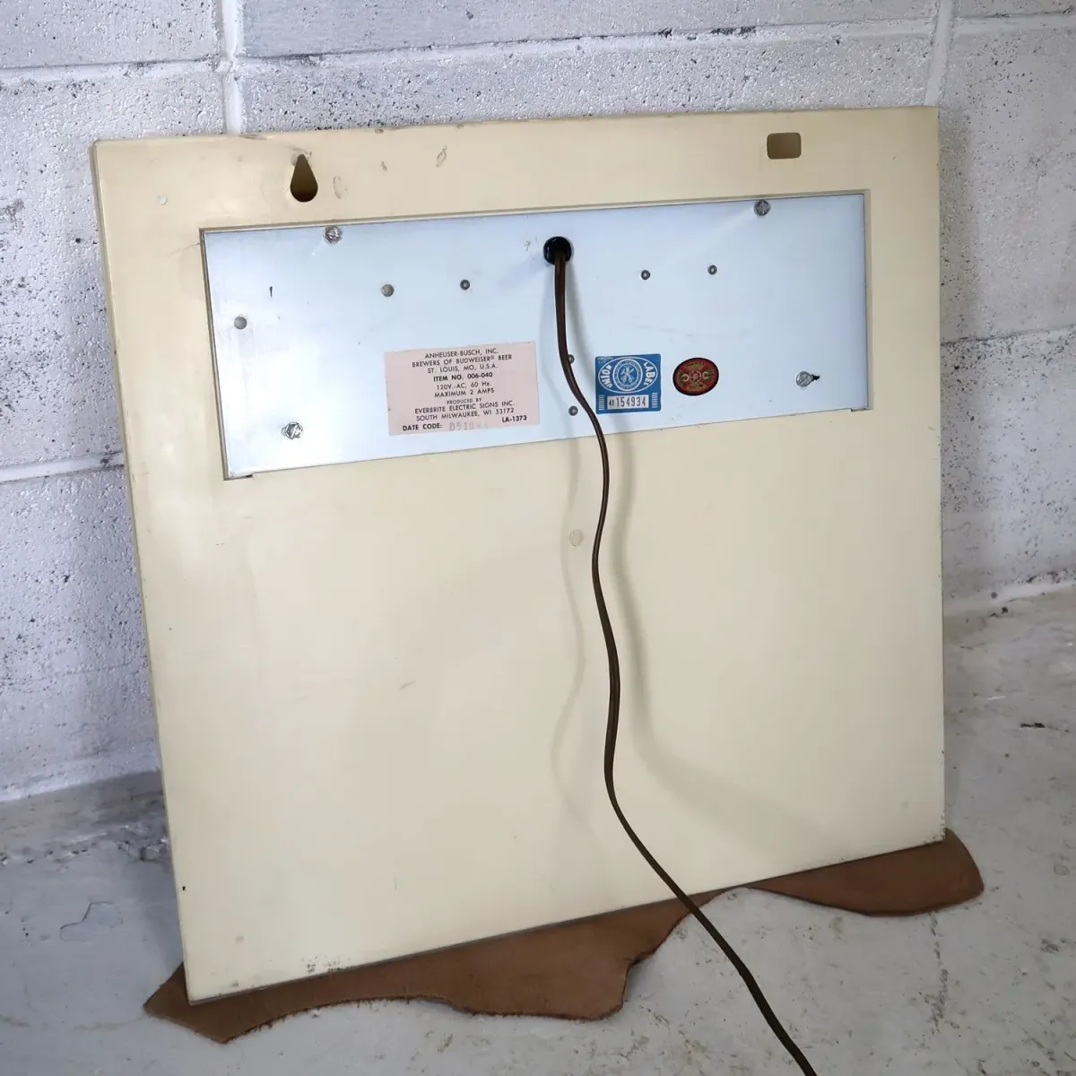 Budweiser ビンテージ ライトサイン