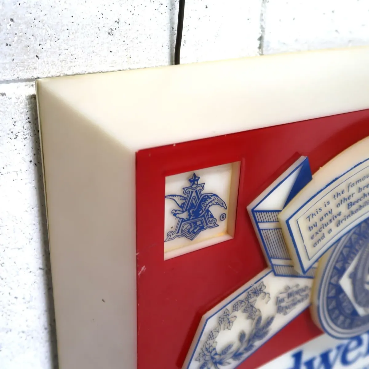 Budweiser ビンテージ ライトサイン