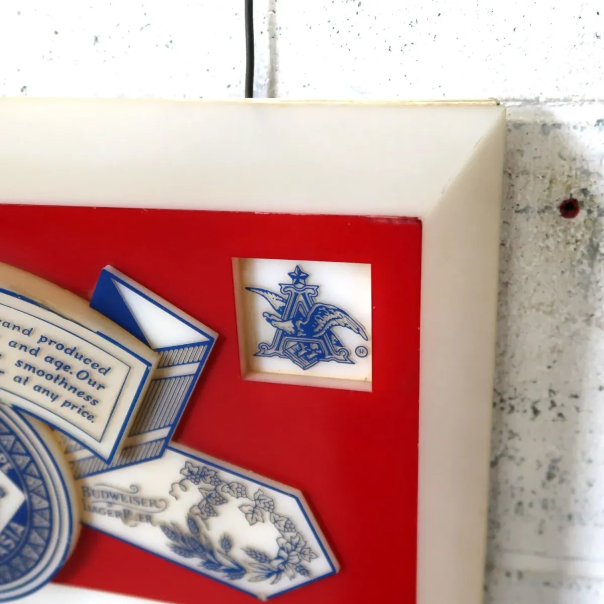 Budweiser ビンテージ ライトサイン