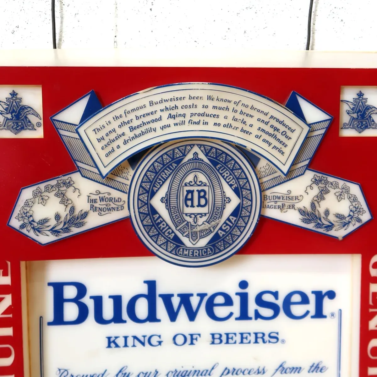 Budweiser ビンテージ ライトサイン