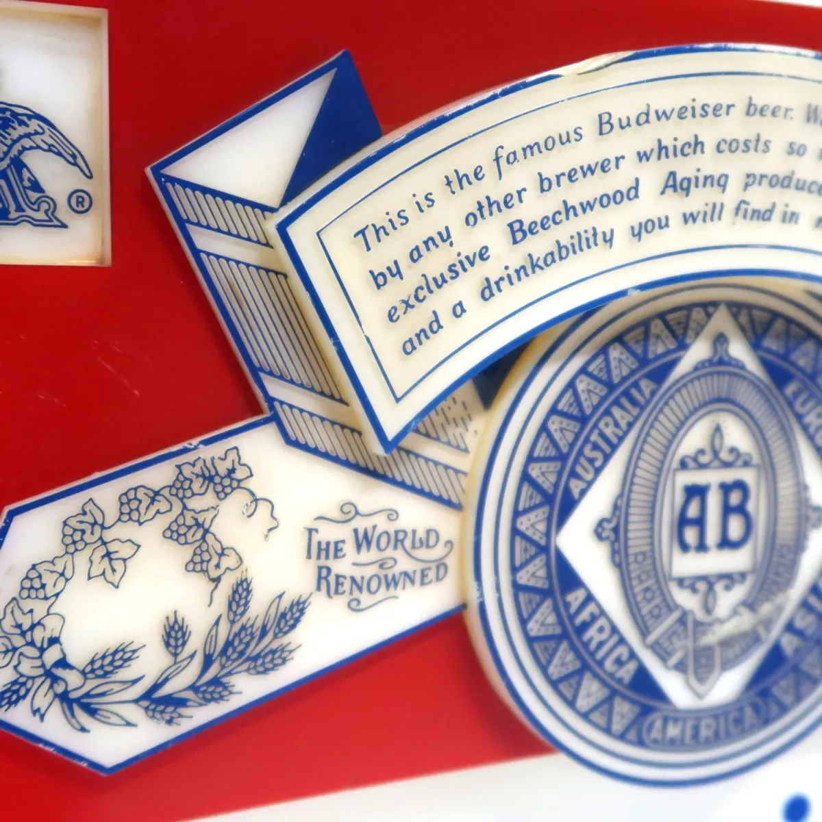 Budweiser ビンテージ ライトサイン