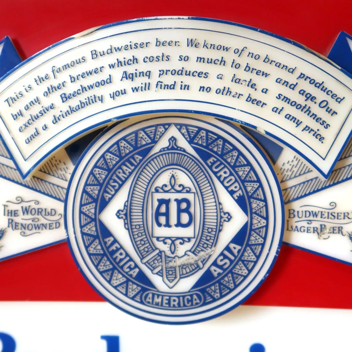 Budweiser ビンテージ ライトサイン