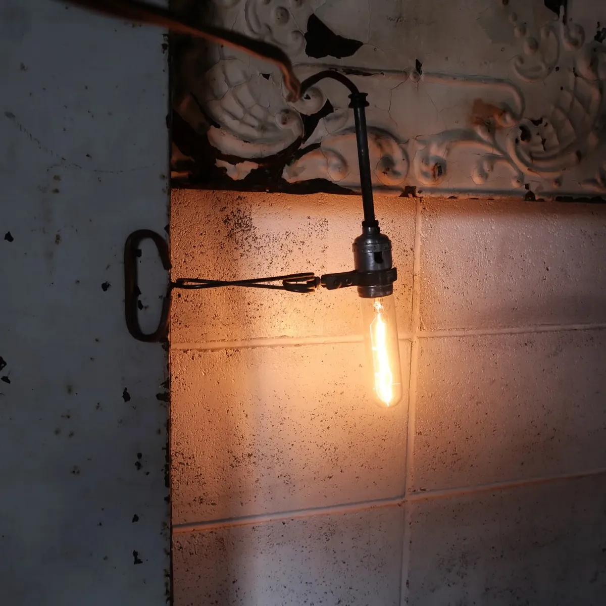 ビンテージ クランプランプ