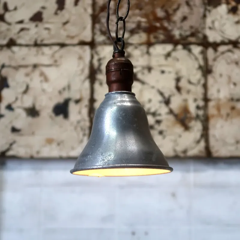 ビンテージ アルミシェード ミニペンダントランプ
