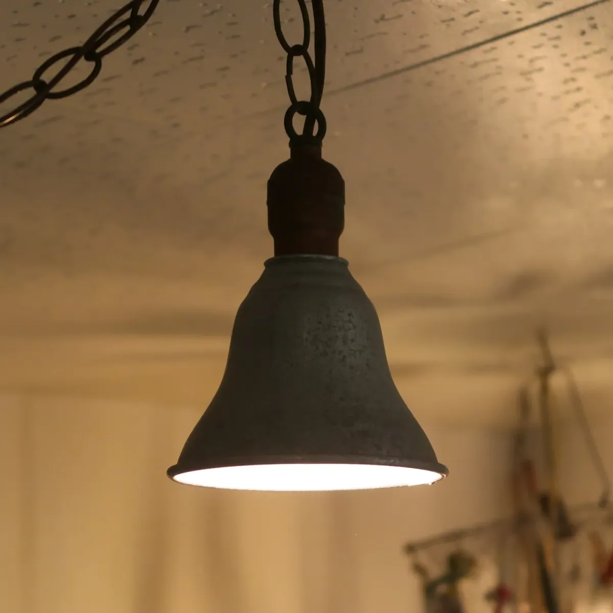 ビンテージ アルミシェード ミニペンダントランプ