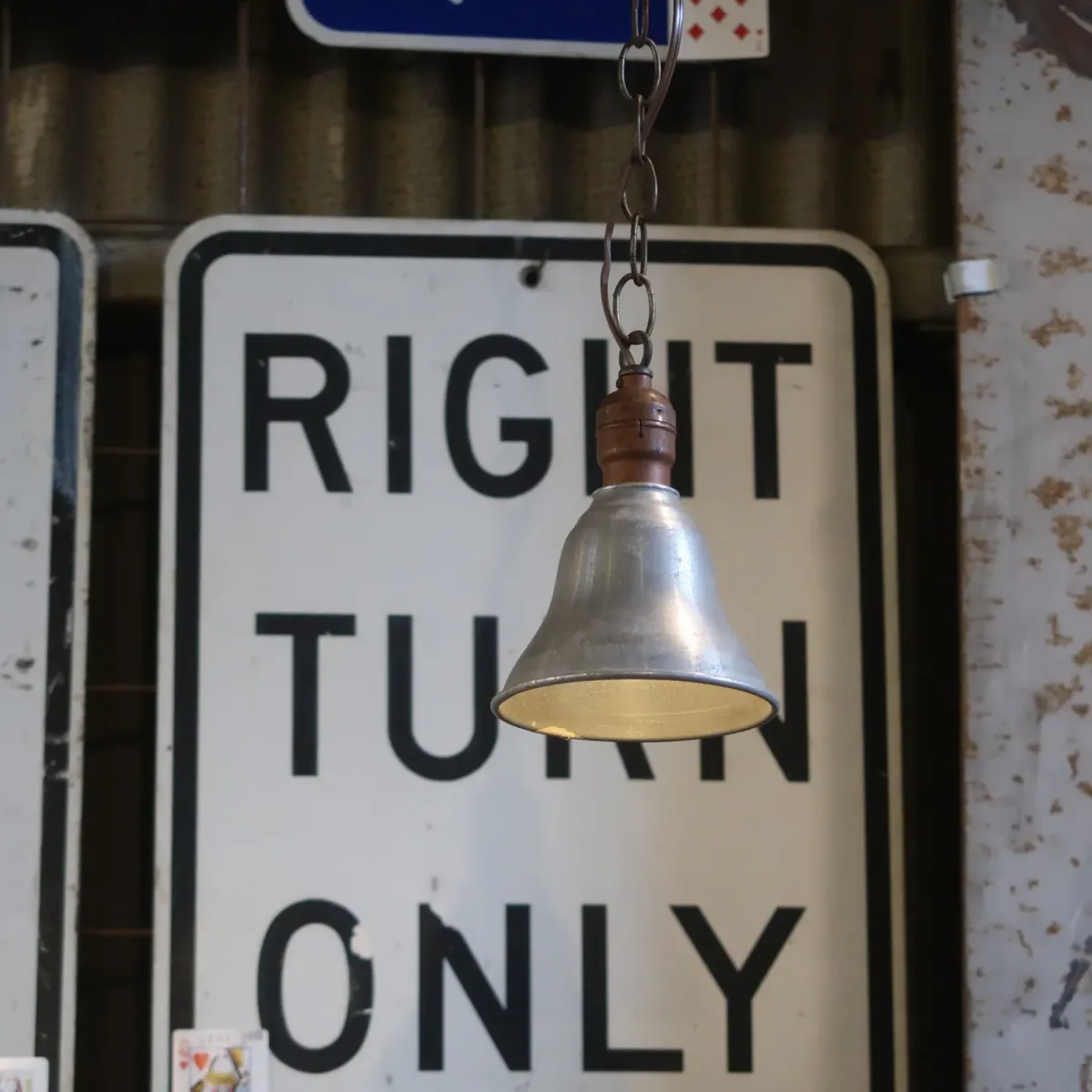 ビンテージ アルミシェード ミニペンダントランプ