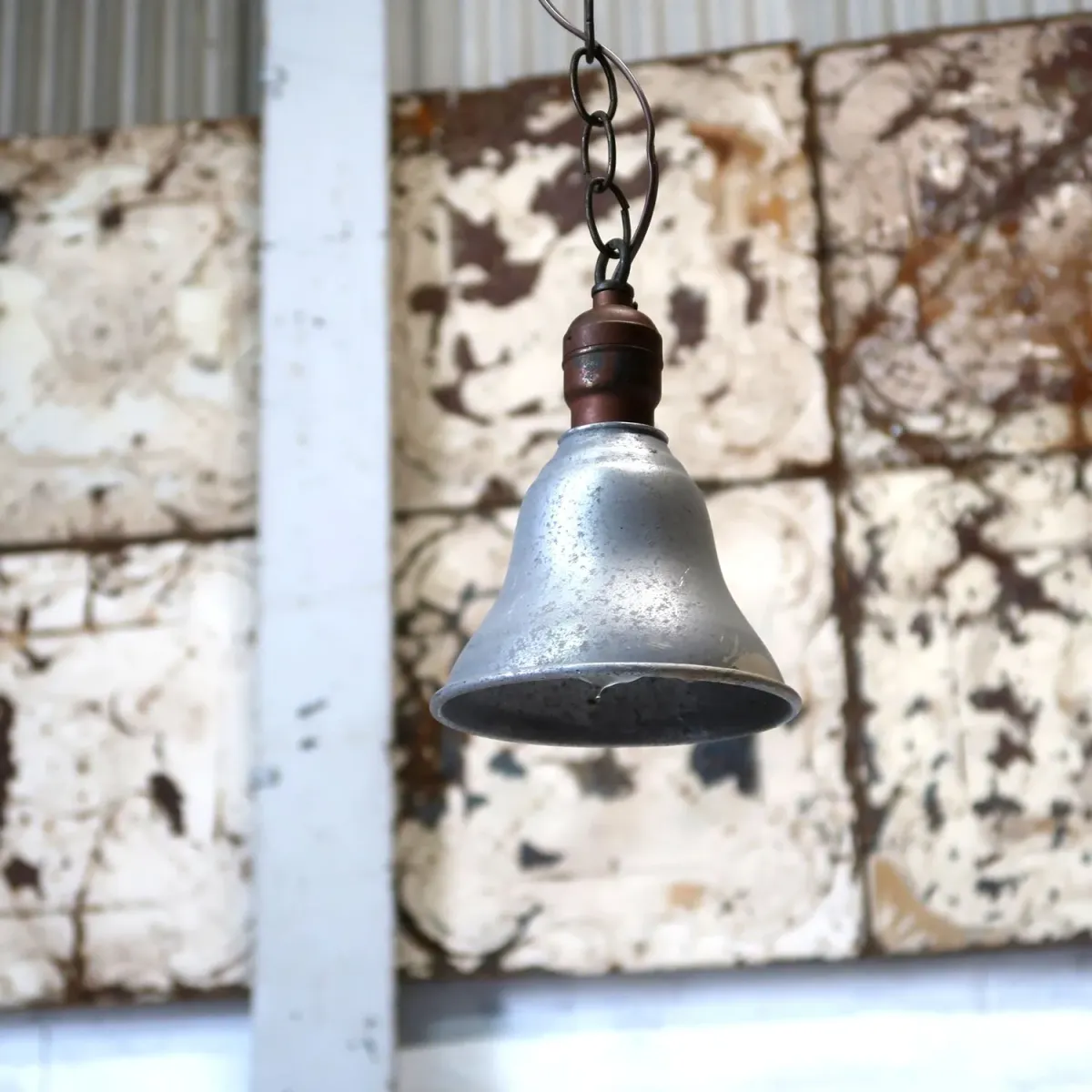 ビンテージ アルミシェード ミニペンダントランプ