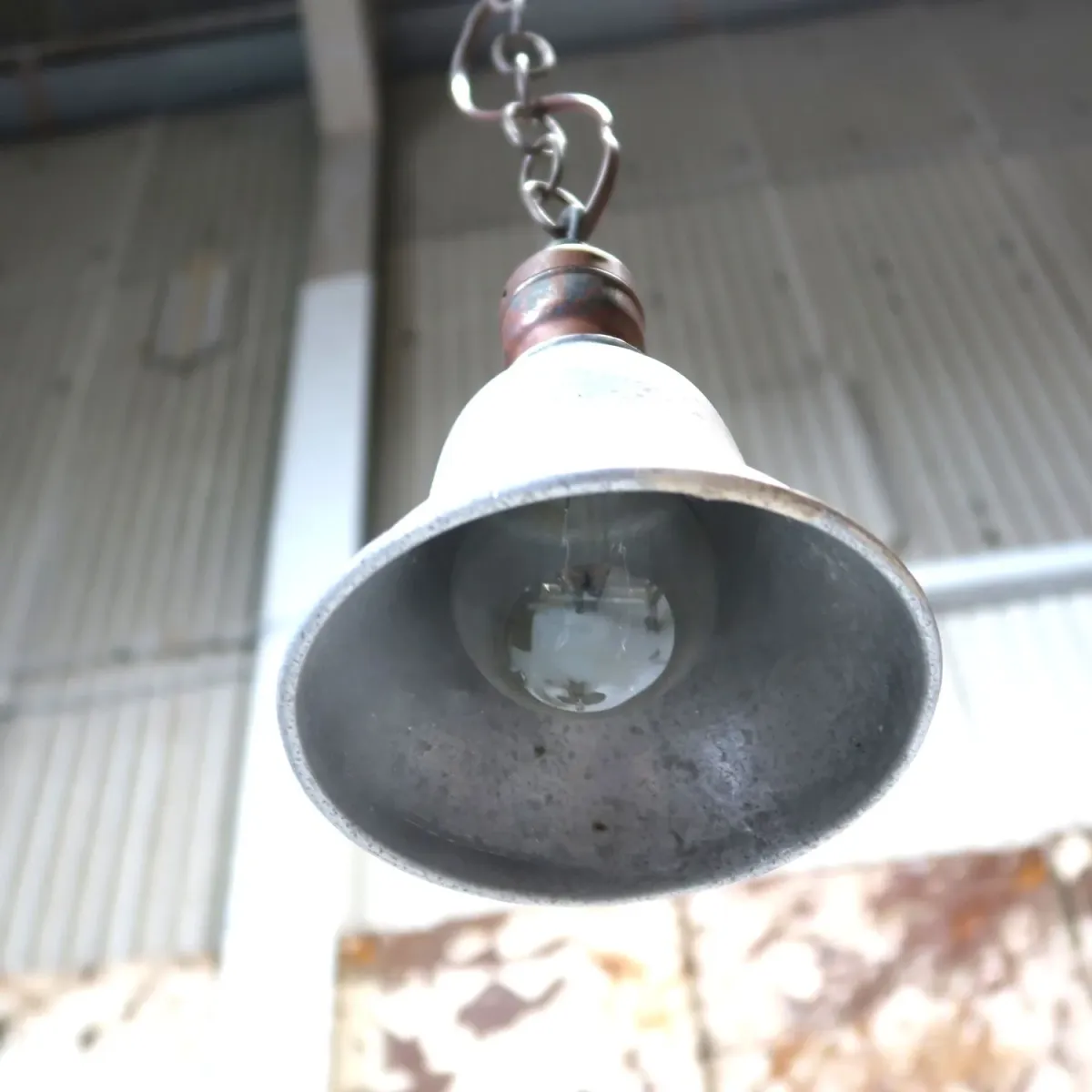 ビンテージ アルミシェード ミニペンダントランプ