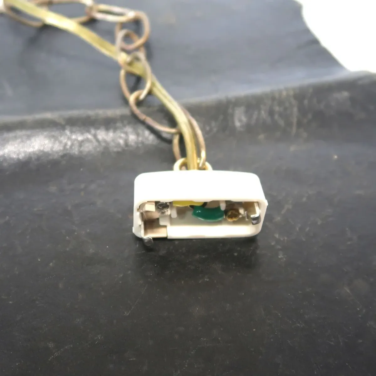 アンティーク カットガラスランプ クリアガラス