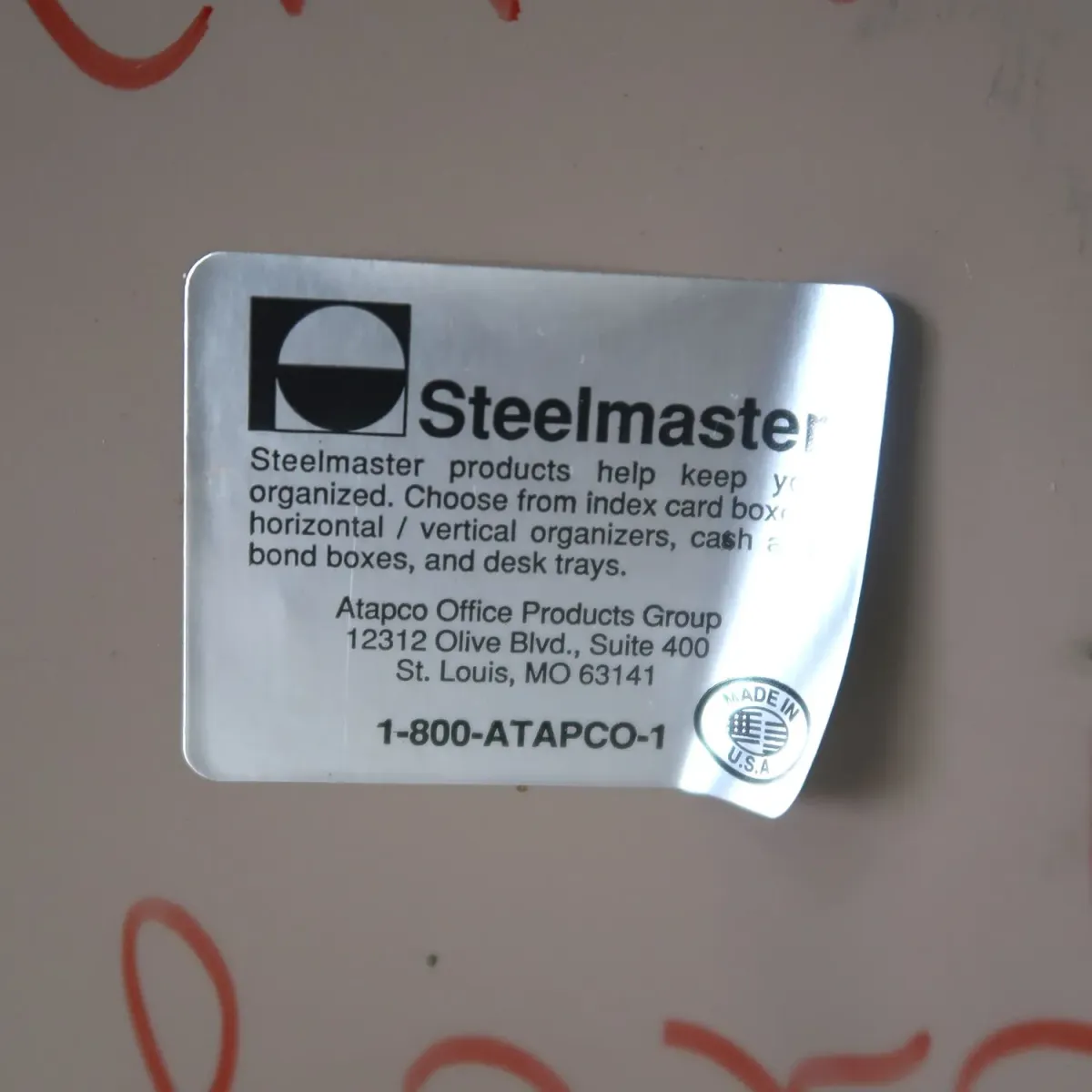 Steelmaster ビンテージ デスクオーガナイザー