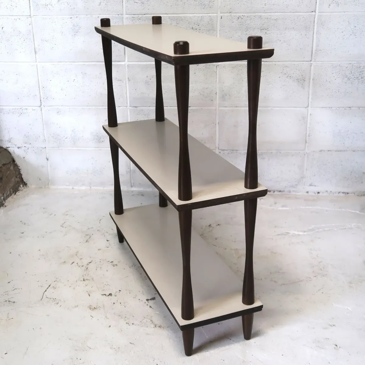 ミッドセンチュリー ウッドシェルフ