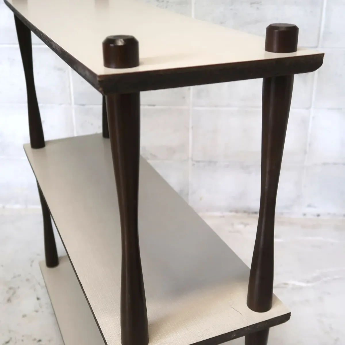 ミッドセンチュリー ウッドシェルフ