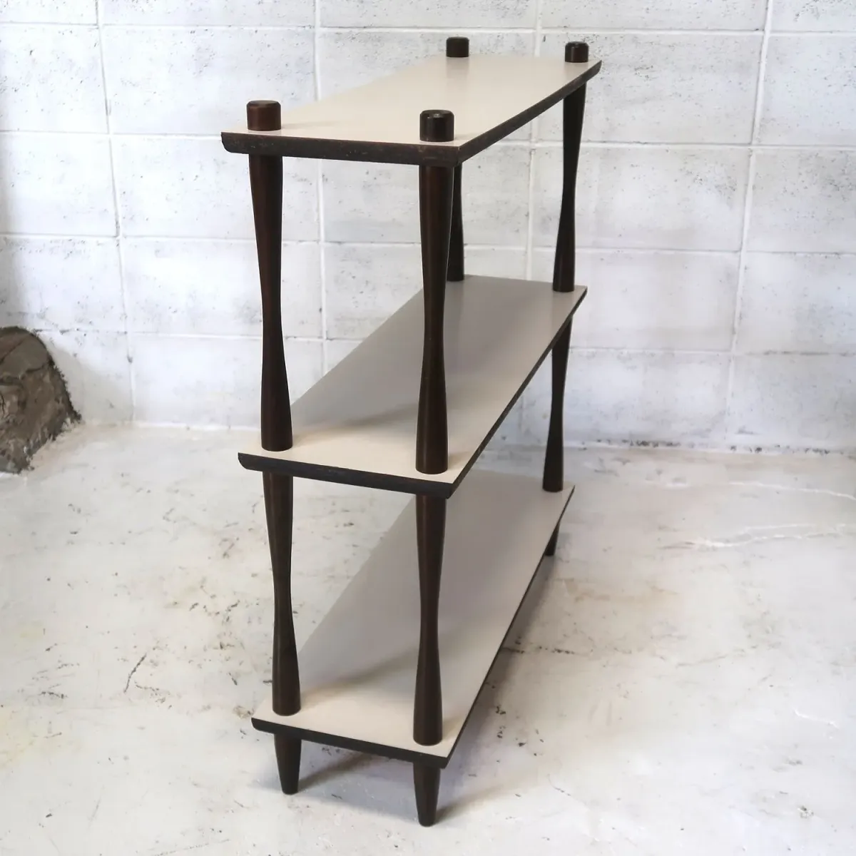 ミッドセンチュリー ウッドシェルフ