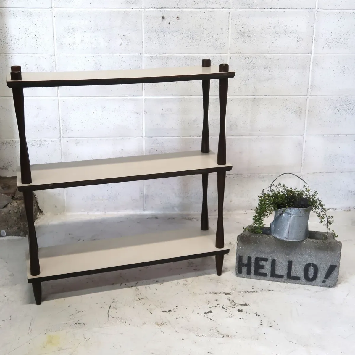 ミッドセンチュリー ウッドシェルフ