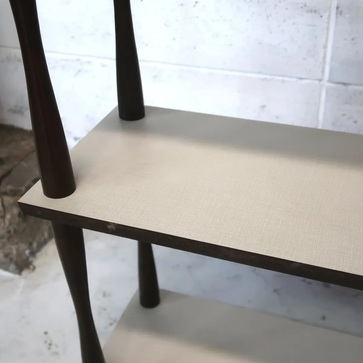 ミッドセンチュリー ウッドシェルフ