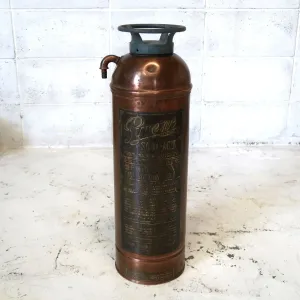 ビンテージ 消火器 銅×真鍮