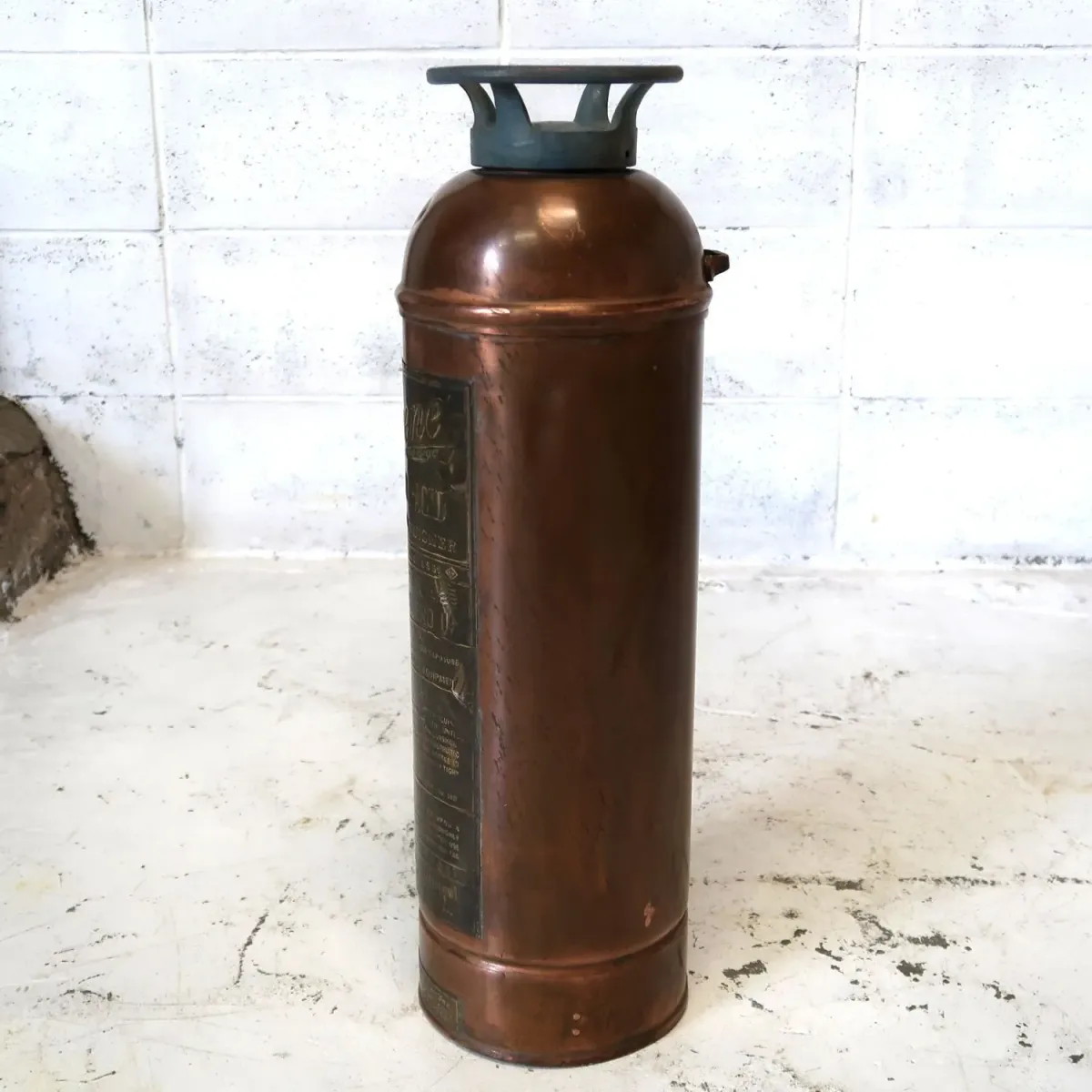 ビンテージ 消火器 銅×真鍮