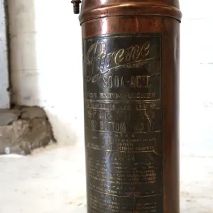 ビンテージ 消火器 銅×真鍮