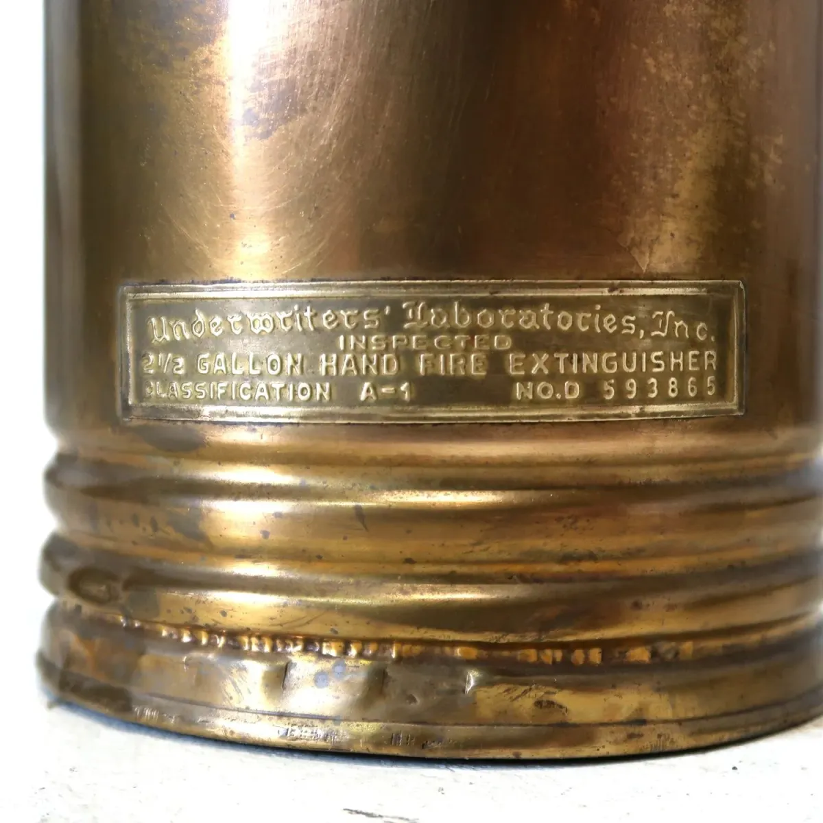 ビンテージ 消火器 銅×真鍮
