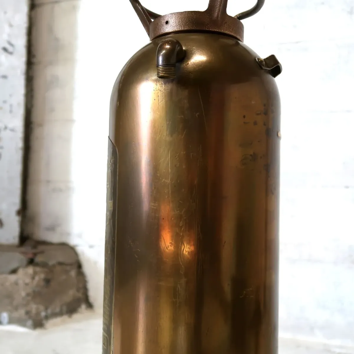 ビンテージ 消火器 銅×真鍮