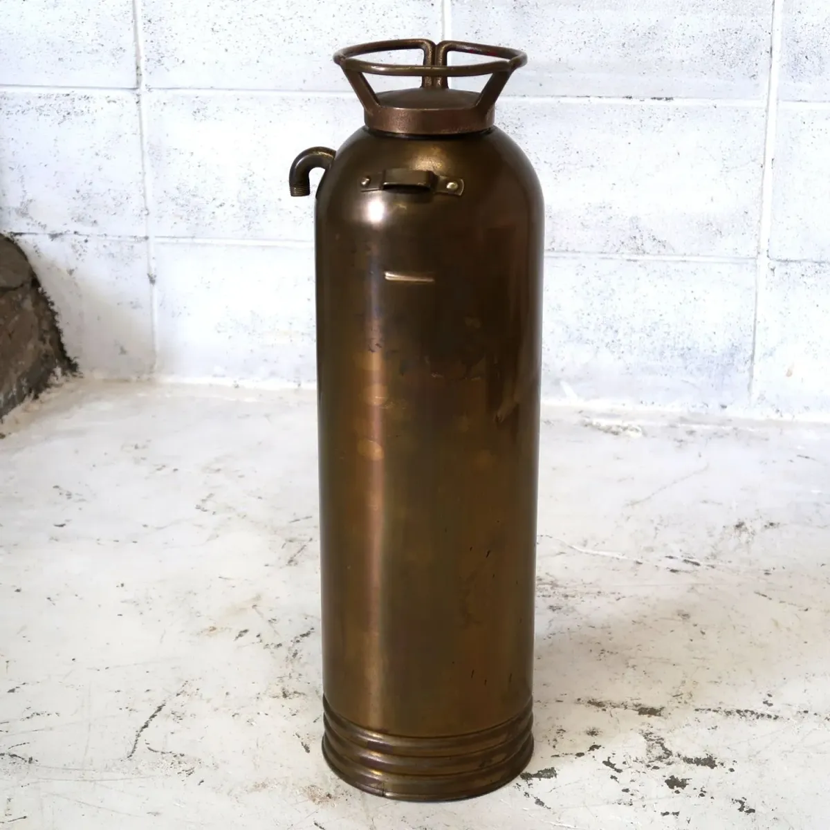 ビンテージ 消火器 銅×真鍮
