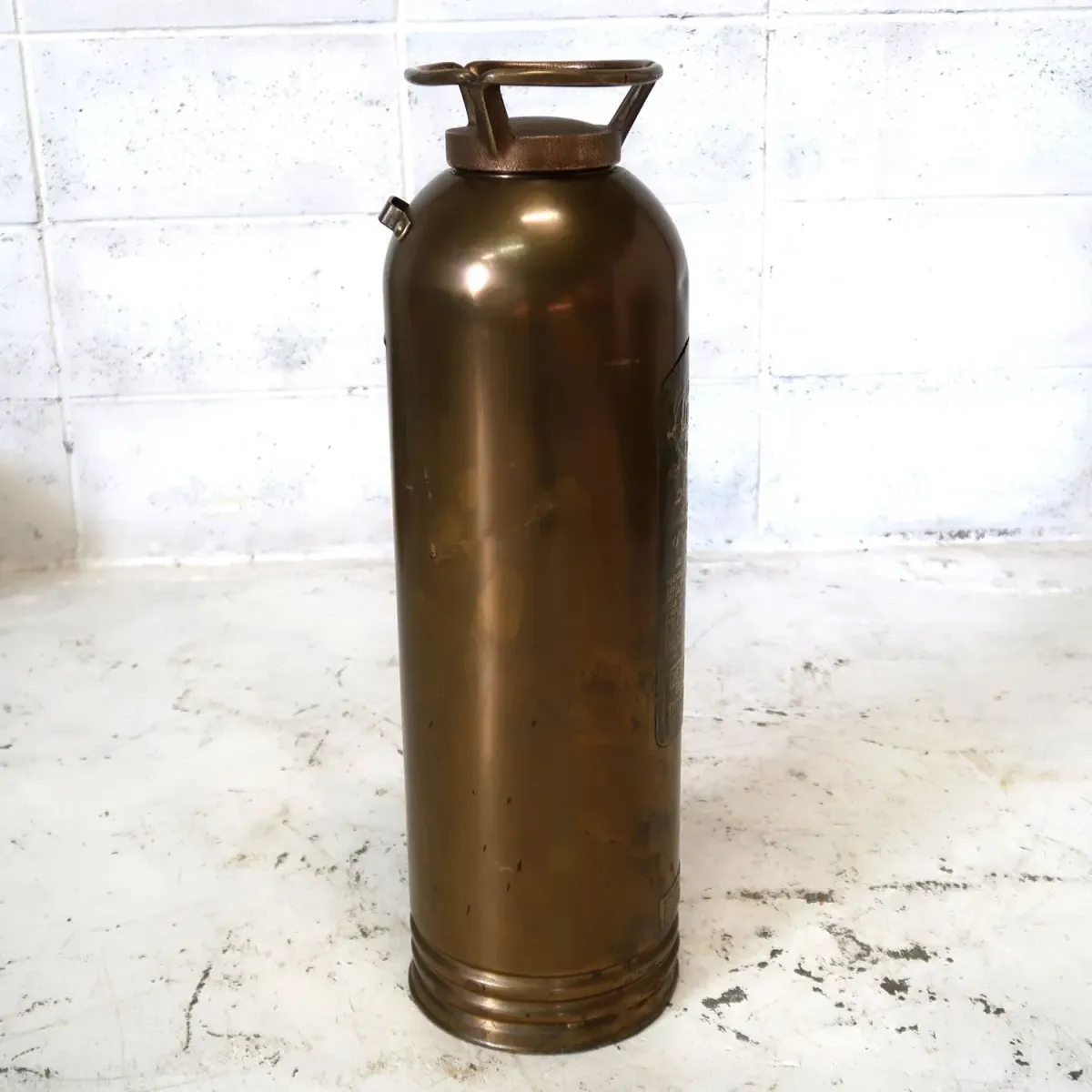 ビンテージ 消火器 銅×真鍮