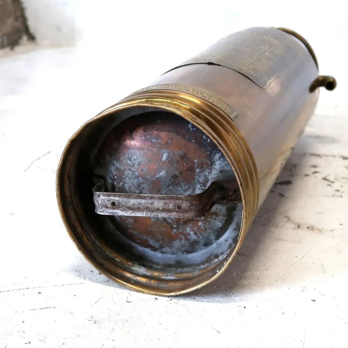 ビンテージ 消火器 銅×真鍮