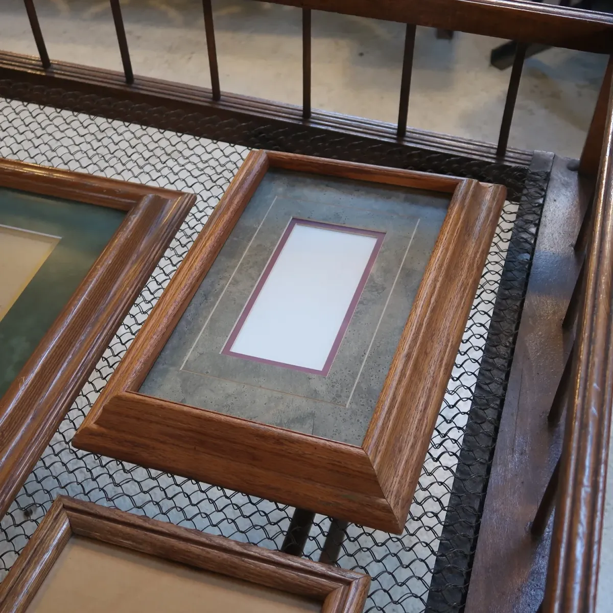 ビンテージ ウッドフレーム 額縁