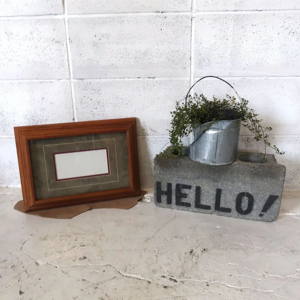 ビンテージ ウッドフレーム 額縁