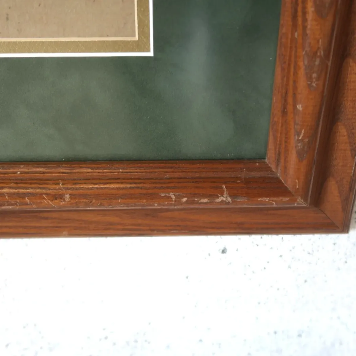 ビンテージ ウッドフレーム 額縁