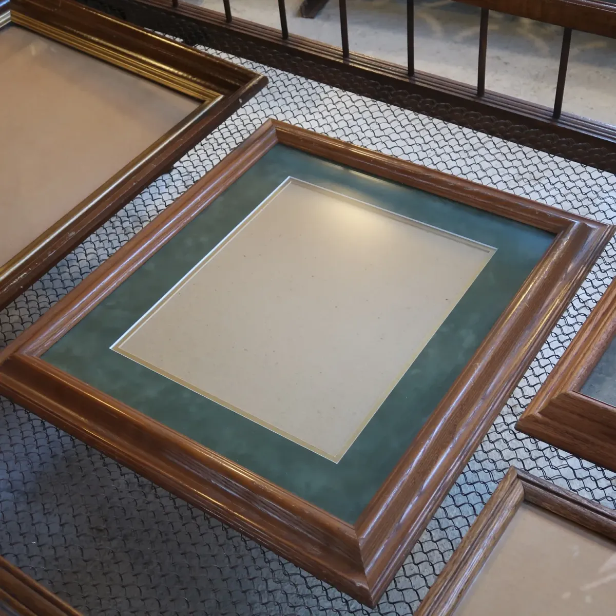 ビンテージ ウッドフレーム 額縁