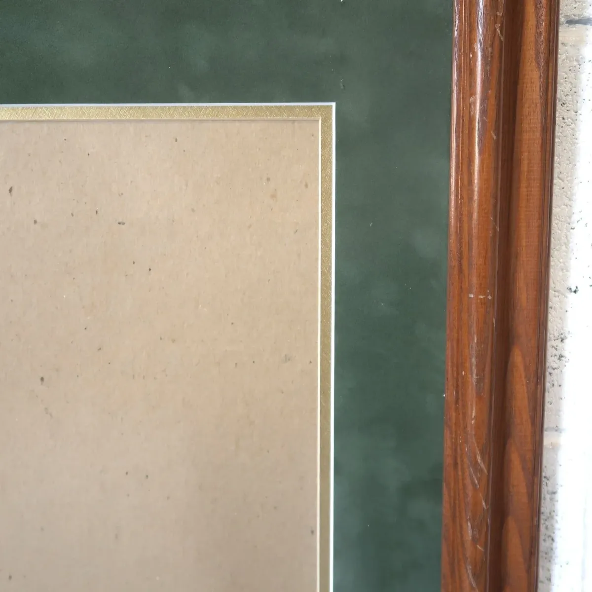 ビンテージ ウッドフレーム 額縁