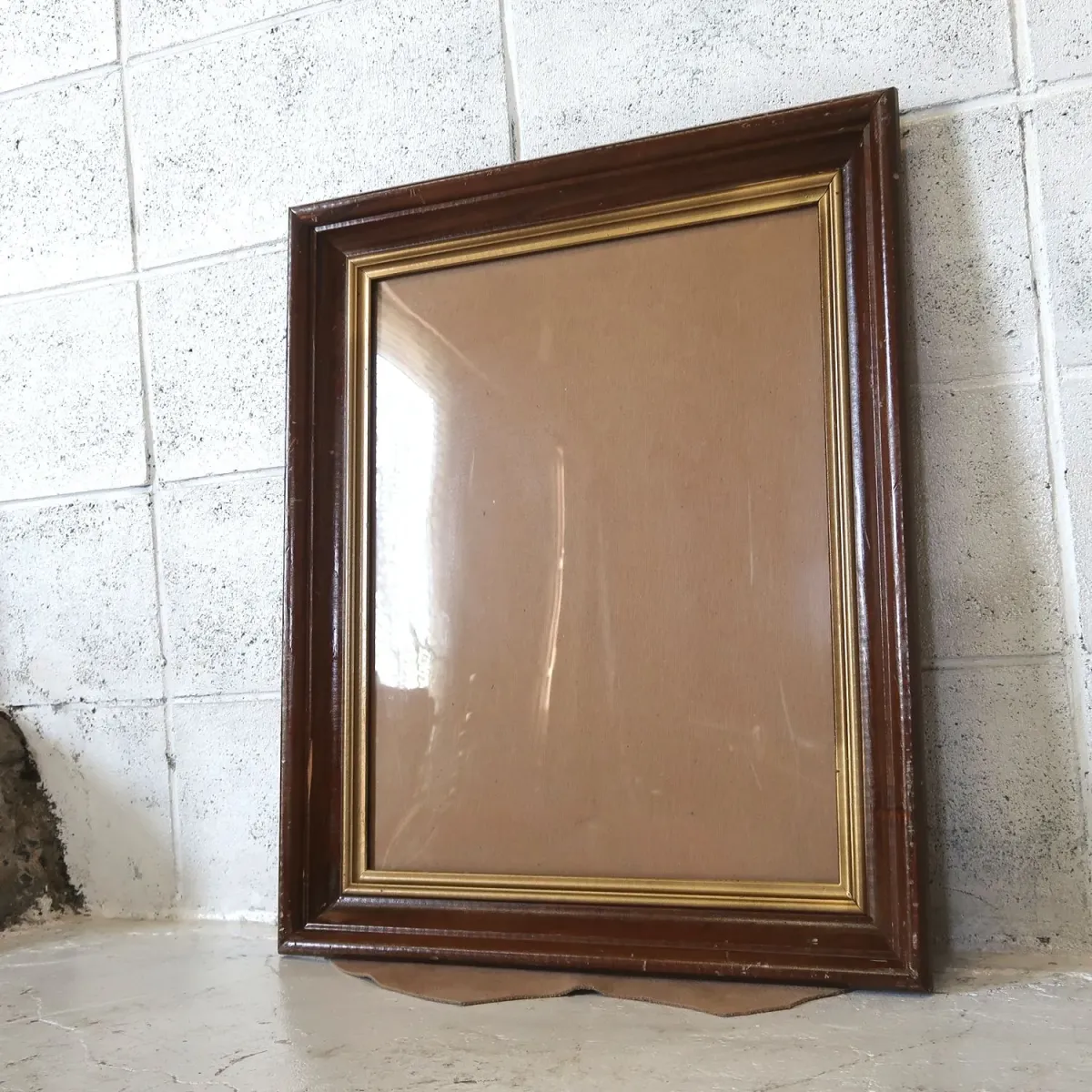 ビンテージ ウッドフレーム 額縁