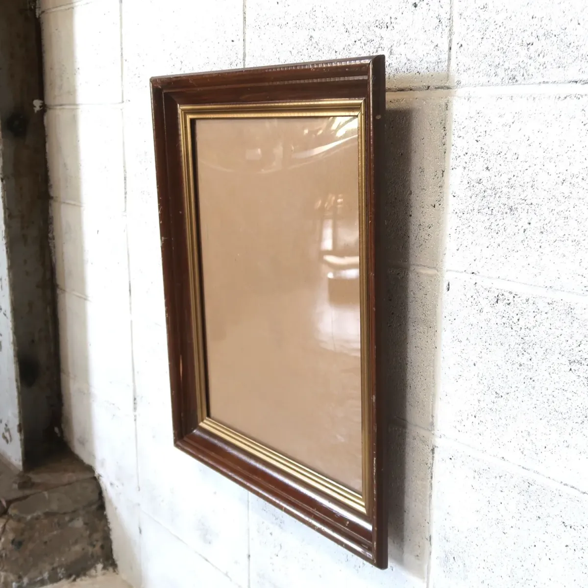 ビンテージ ウッドフレーム 額縁