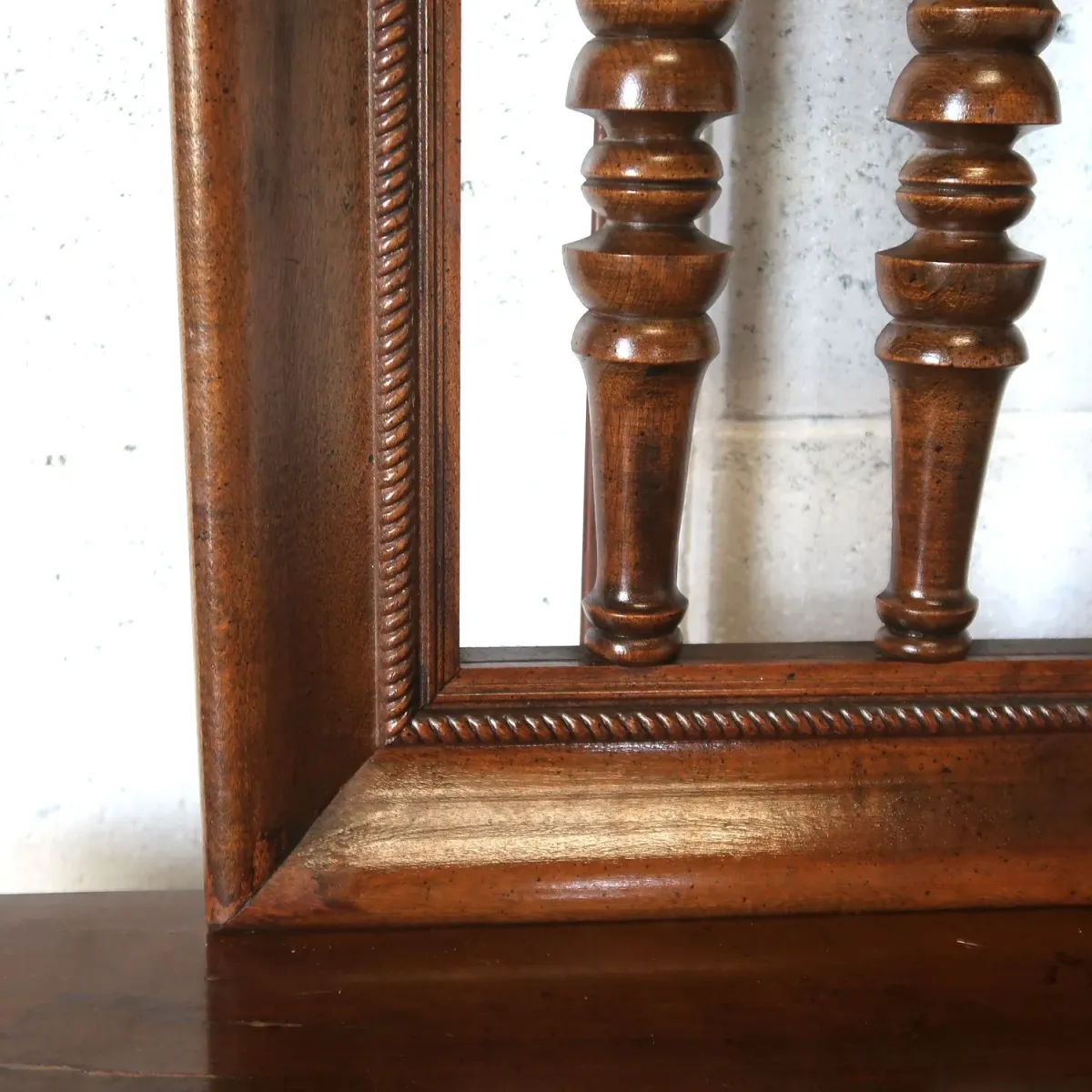 アンティーク ハイバックキャビネット