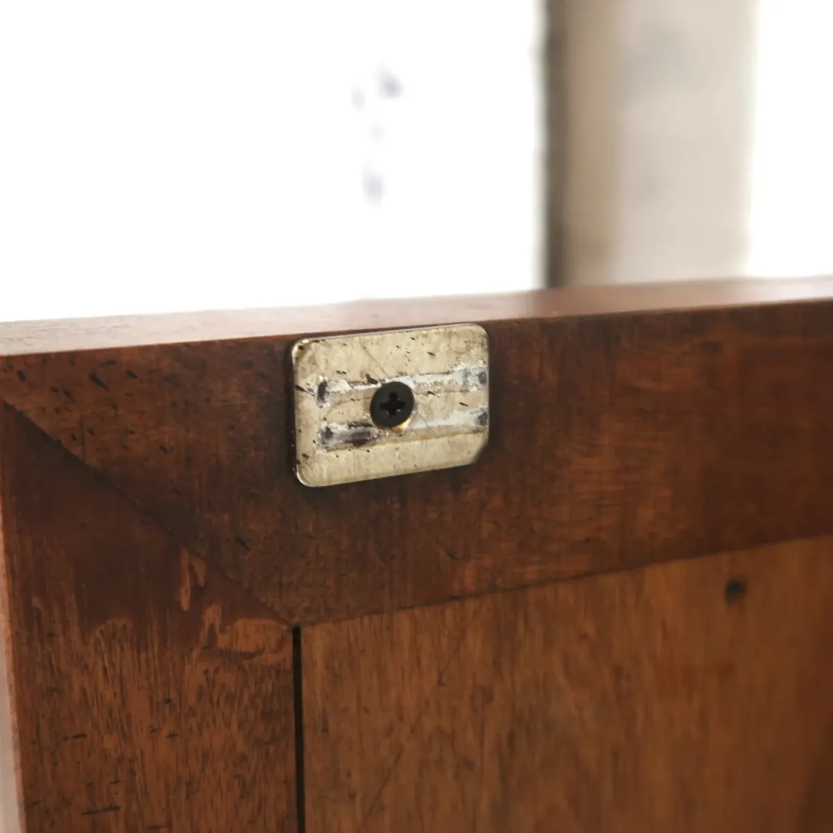 アンティーク ハイバックキャビネット