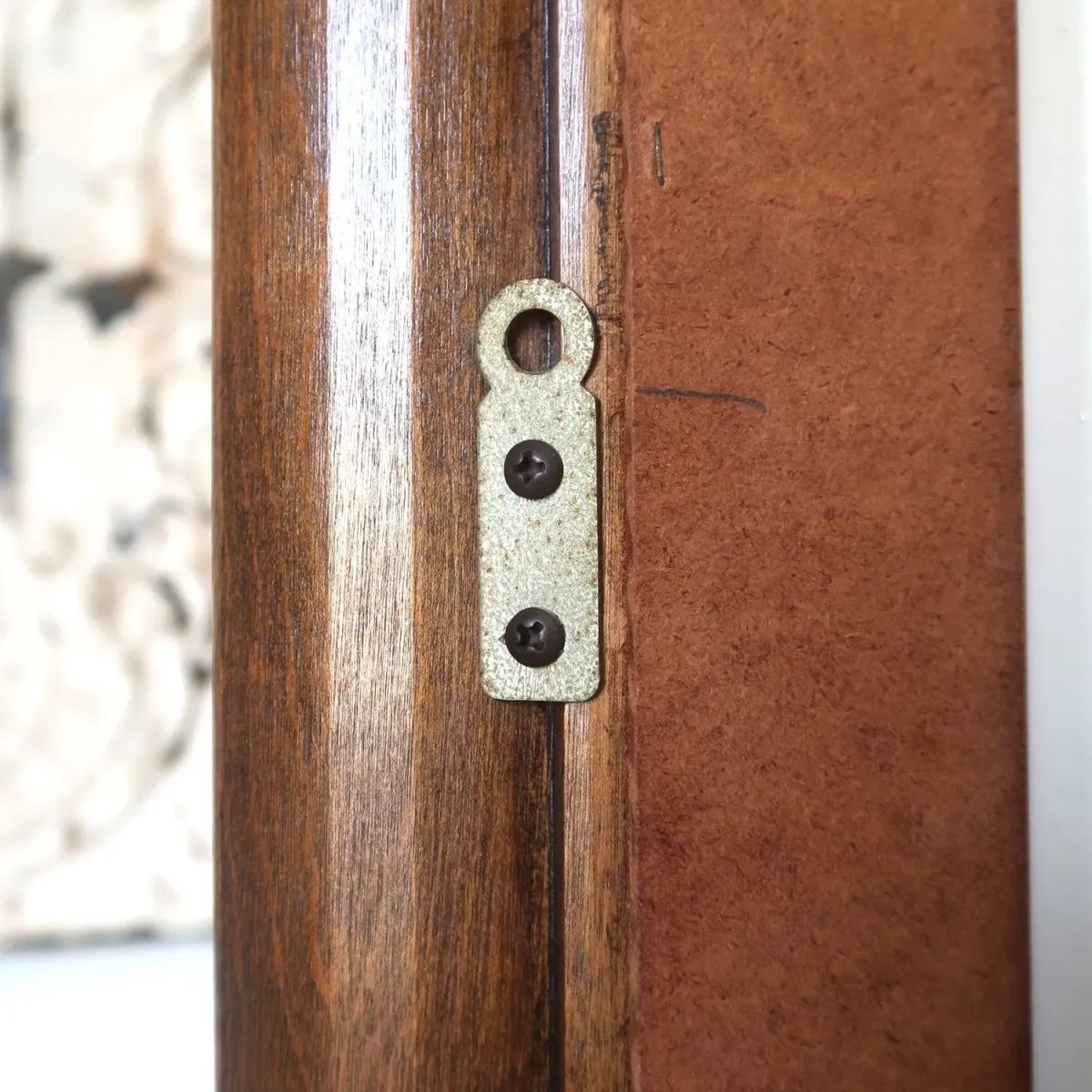 アンティーク ハイバックキャビネット