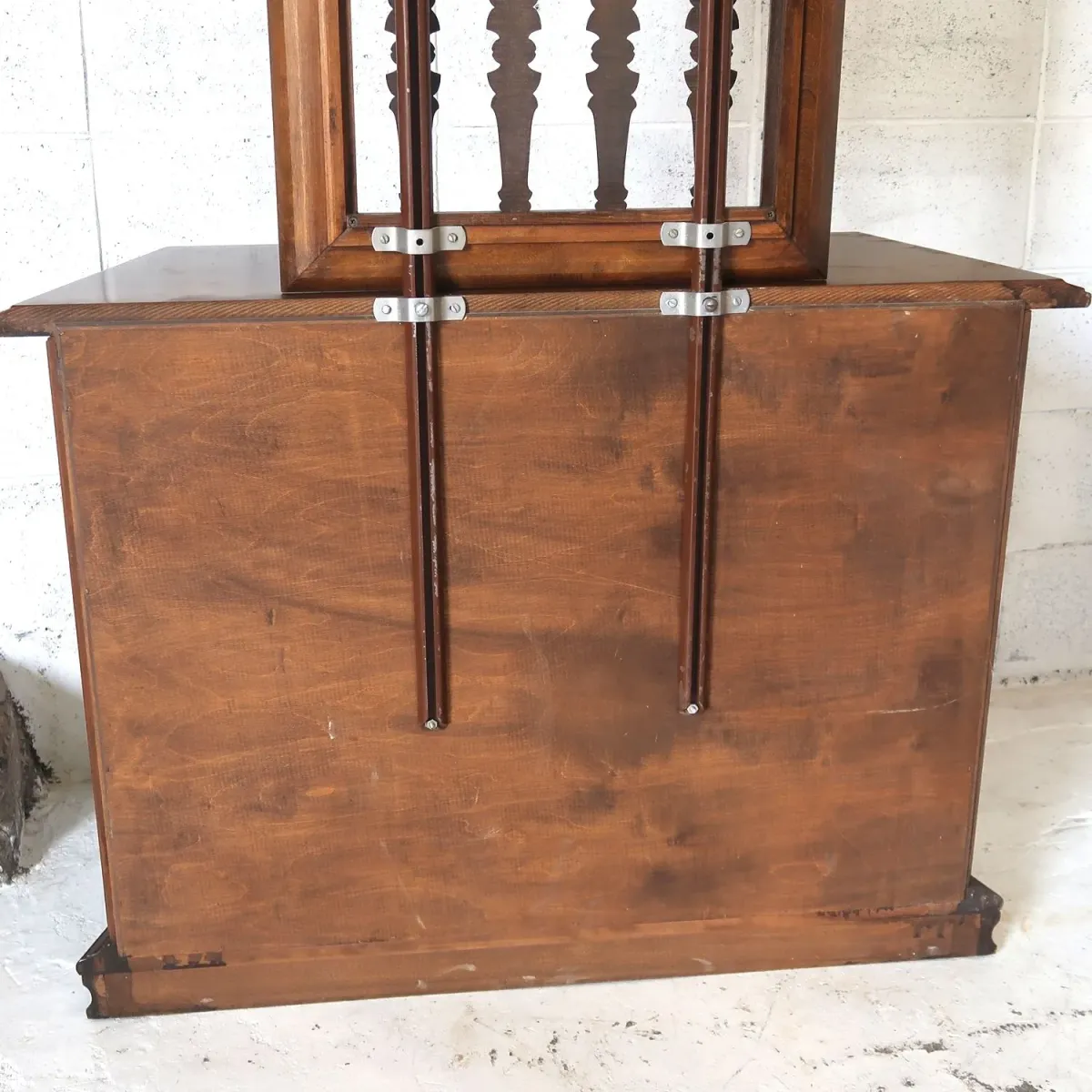 アンティーク ハイバックキャビネット