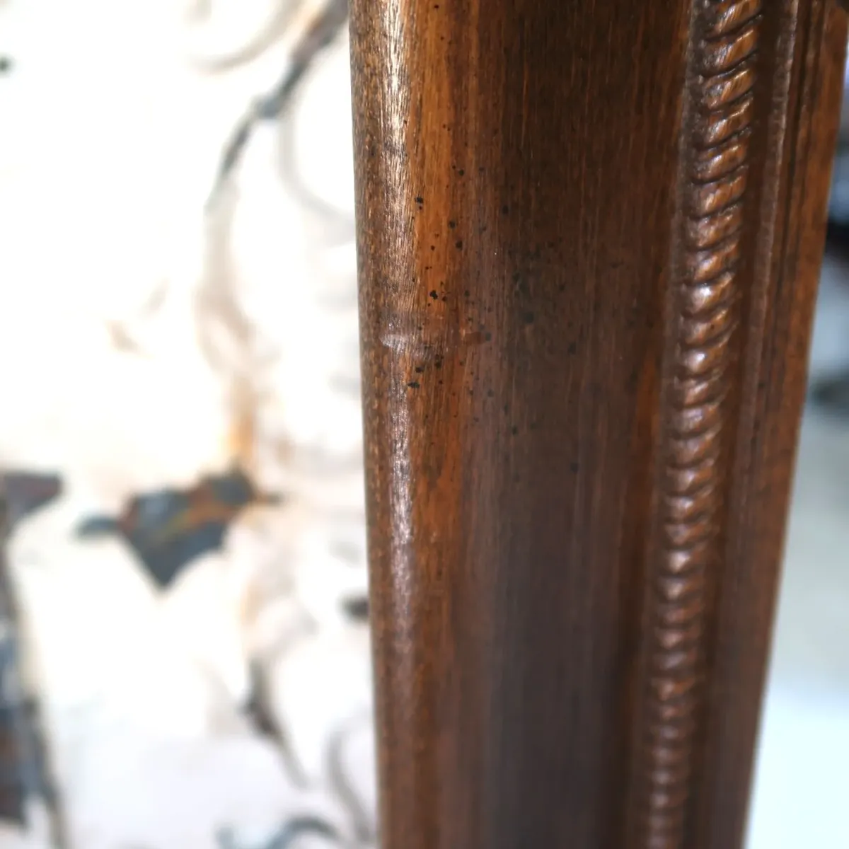 アンティーク ハイバックキャビネット