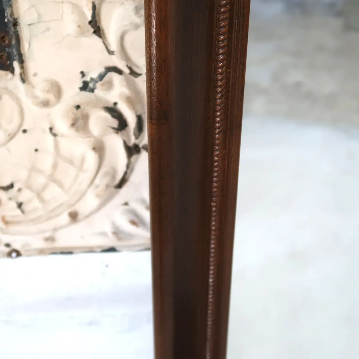 アンティーク ハイバックキャビネット